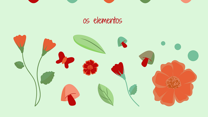 Meu projeto do curso: Retrato ilustrado com elementos botânicos 9