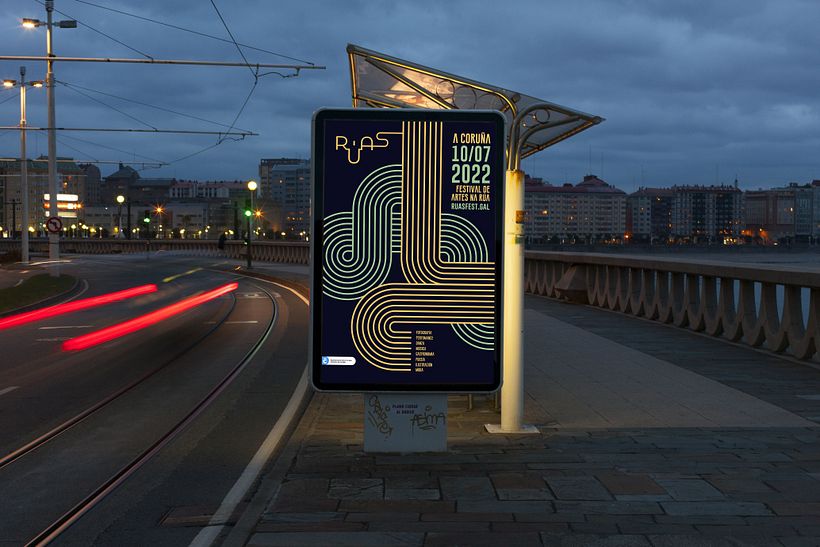 Diseño de publicidad OFFLINE en Mupi's en la ciudad