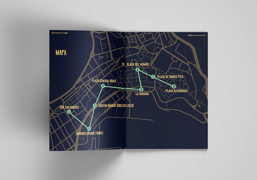 Diseño de Mapa informativo.