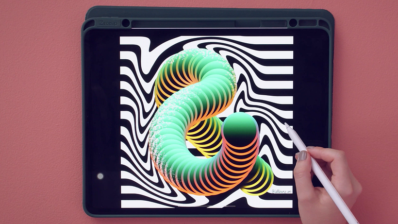 Con Procreate puedes crear todo tipo de piezas de arte digital utilizando distintas herramientas.