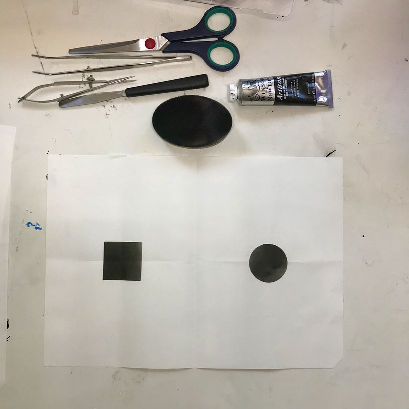 Learning more about visual grammar and silhouettes.