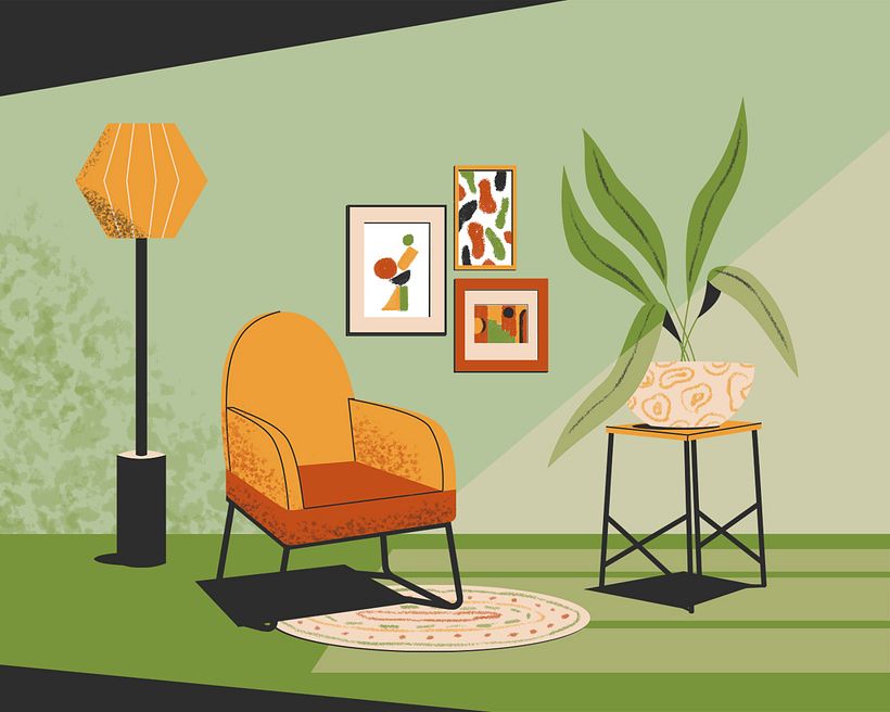 La neuroarquitectura es la aplicación de conceptos de la neurociencia a espacios arquitectónicos. Ilustración de Maja Dabek.