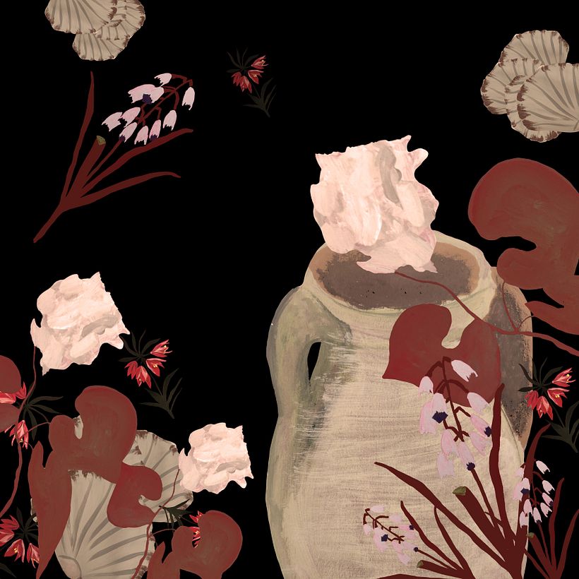 My project in Contemporary Print Design: Scale, Color, and Composition course 1