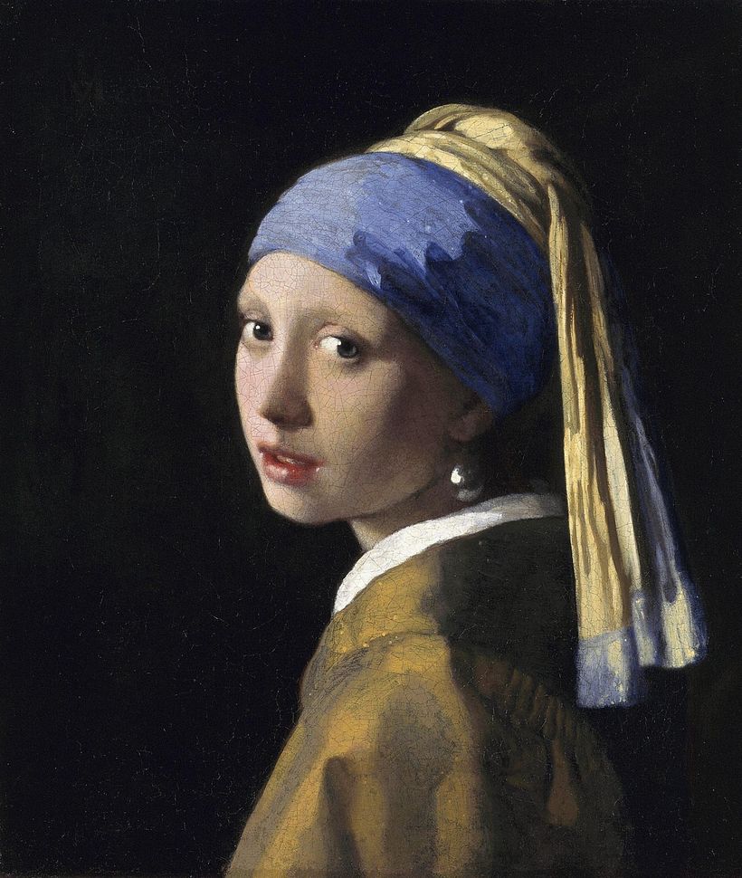 'Ragazza con l'orecchino di perla', Johannes Vermeer.