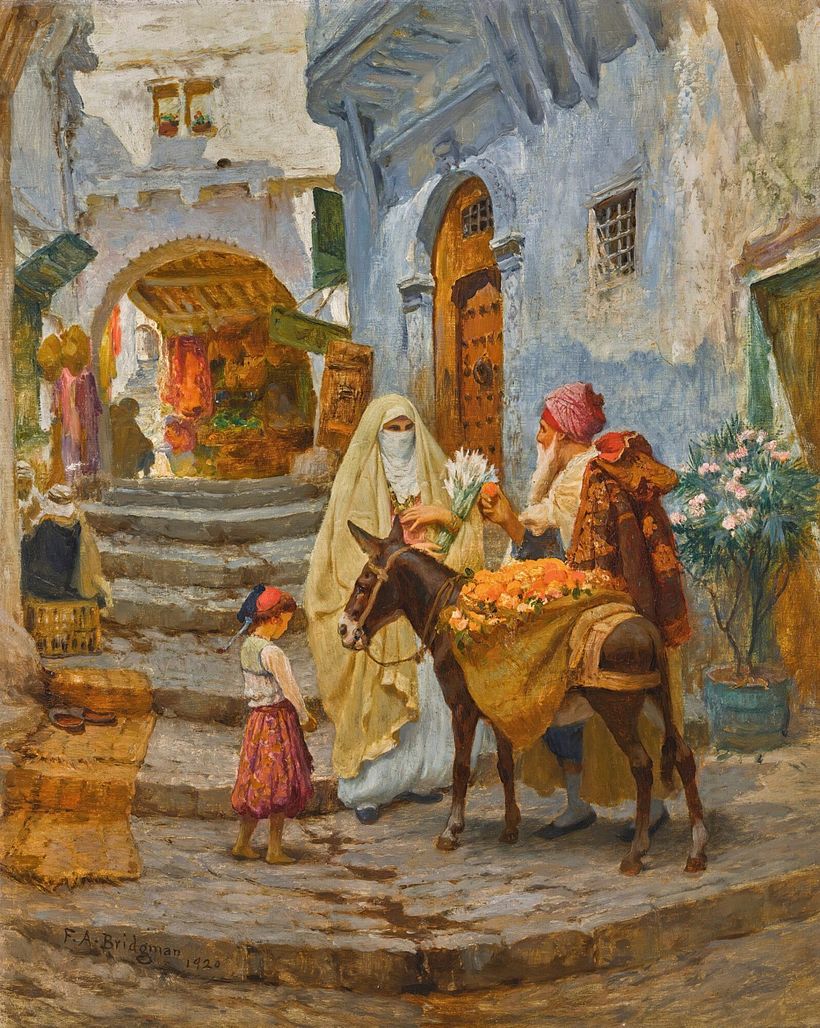 Il venditore di arance, Frederick Arthur Bridgman