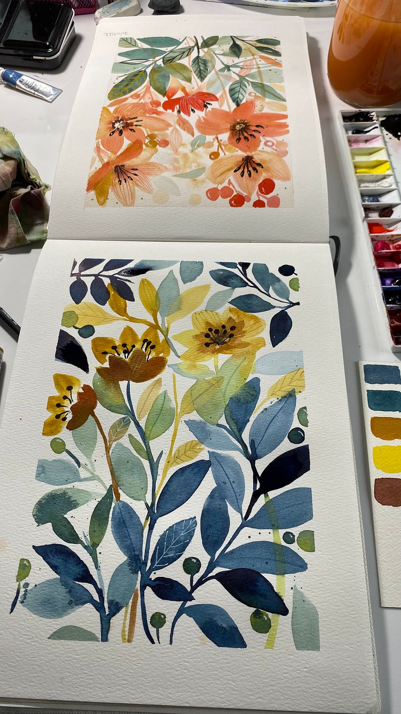 Mon projet du cours : Aquarelle florale créative : renouez avec la nature 4