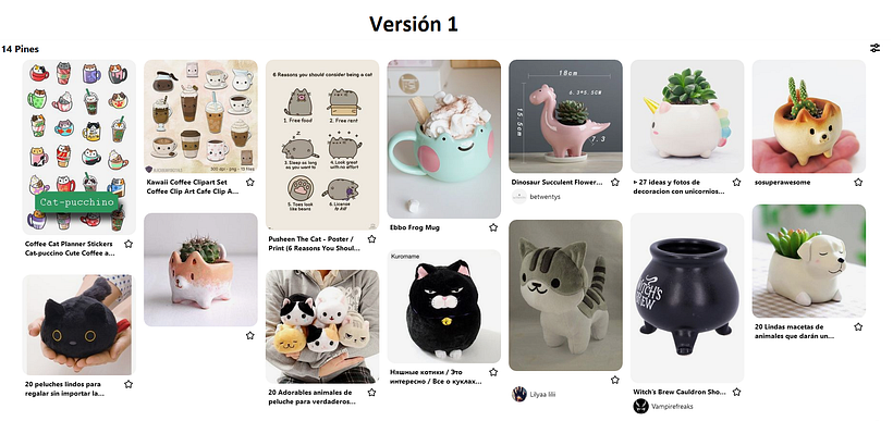 Moodboard del primer personaje.