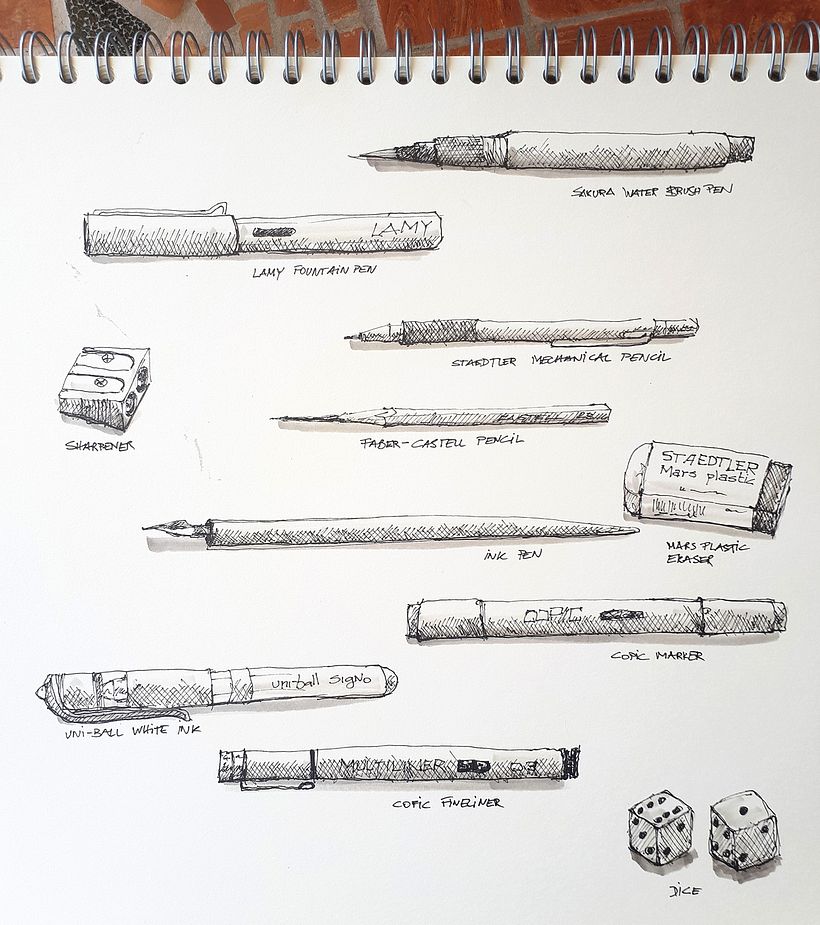 My project in The Art of Sketching: Transform Your Doodles into Art course 2