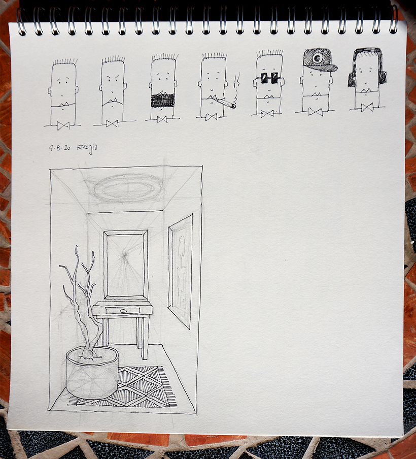 My project in The Art of Sketching: Transform Your Doodles into Art course 5