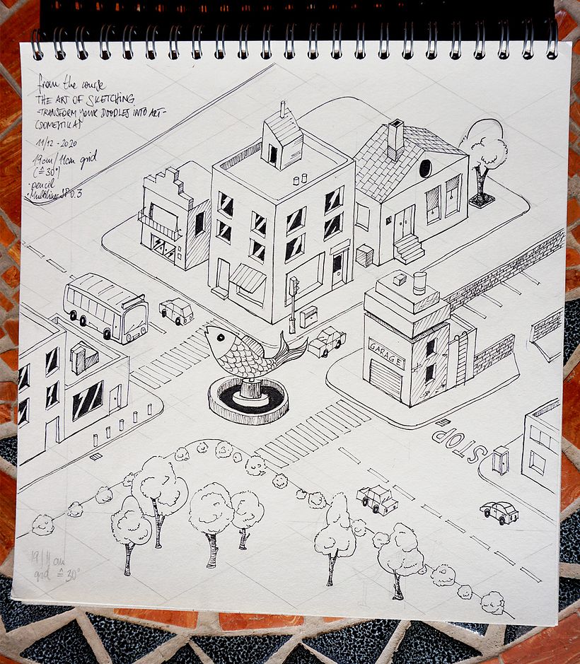 My project in The Art of Sketching: Transform Your Doodles into Art course 6