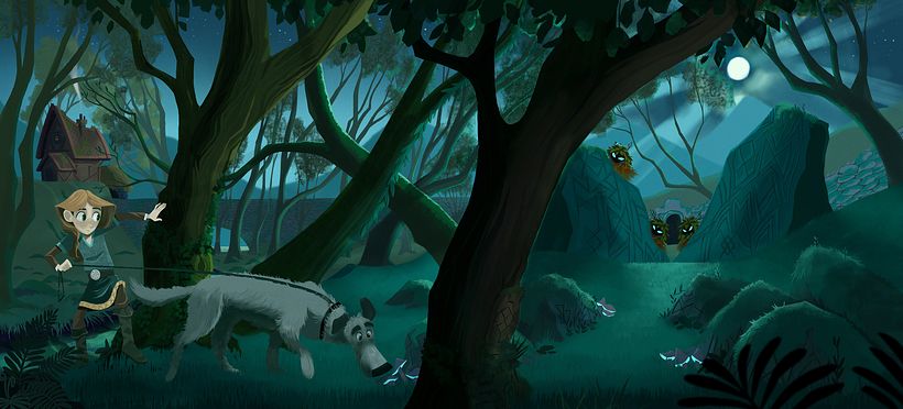 Finally I adjusted the curves, colour balance and added some subtle noise to the image.