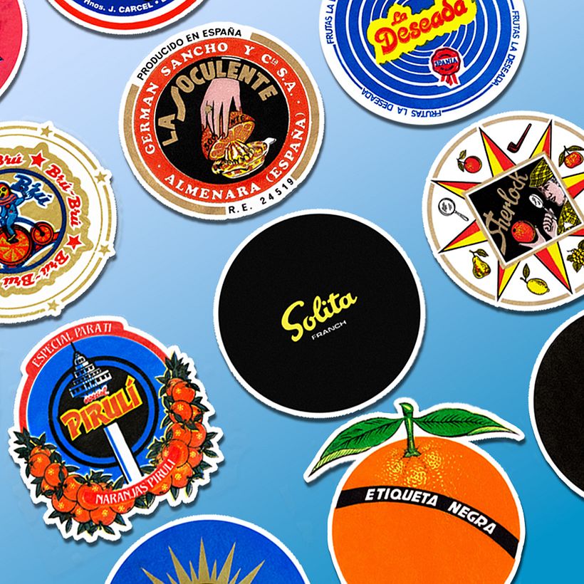 Algunos diseños de frutas en España.