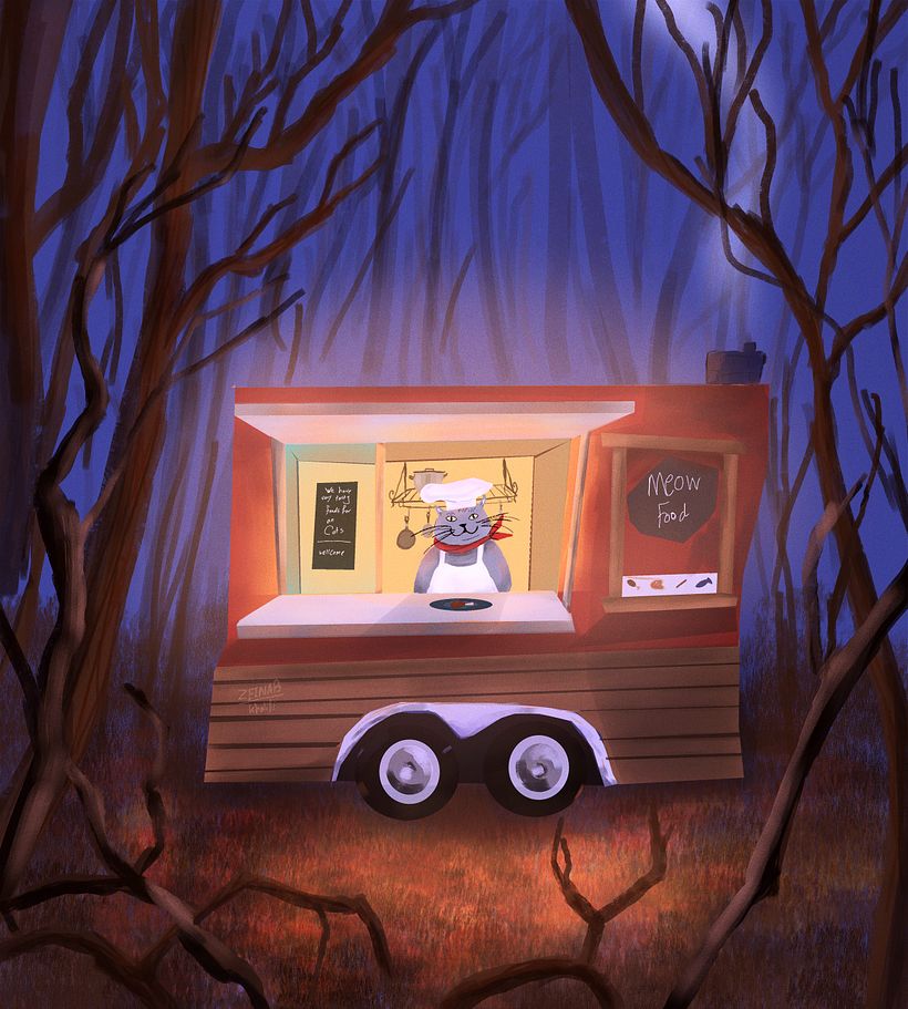 My project in Cinematic Digital Illustration with Photoshop course 3