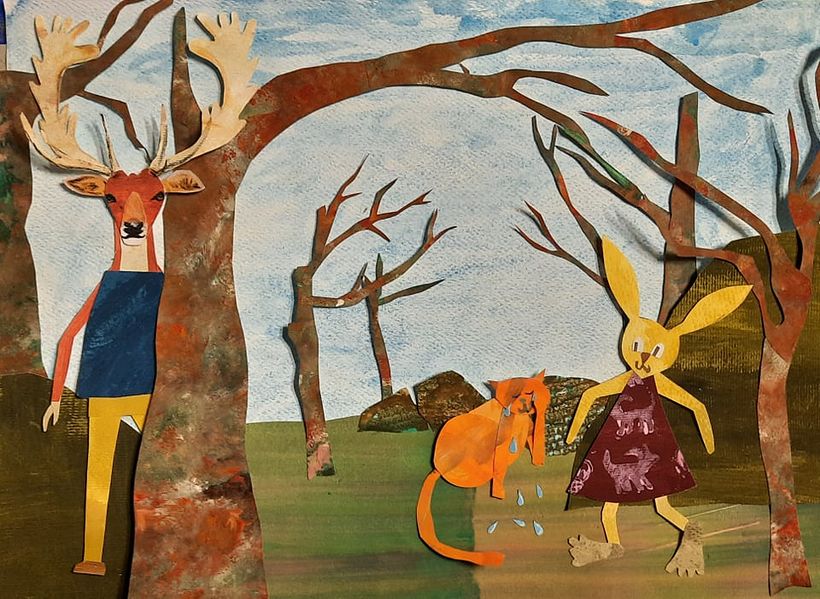 My project in Illustrated Characters with Paper course 30