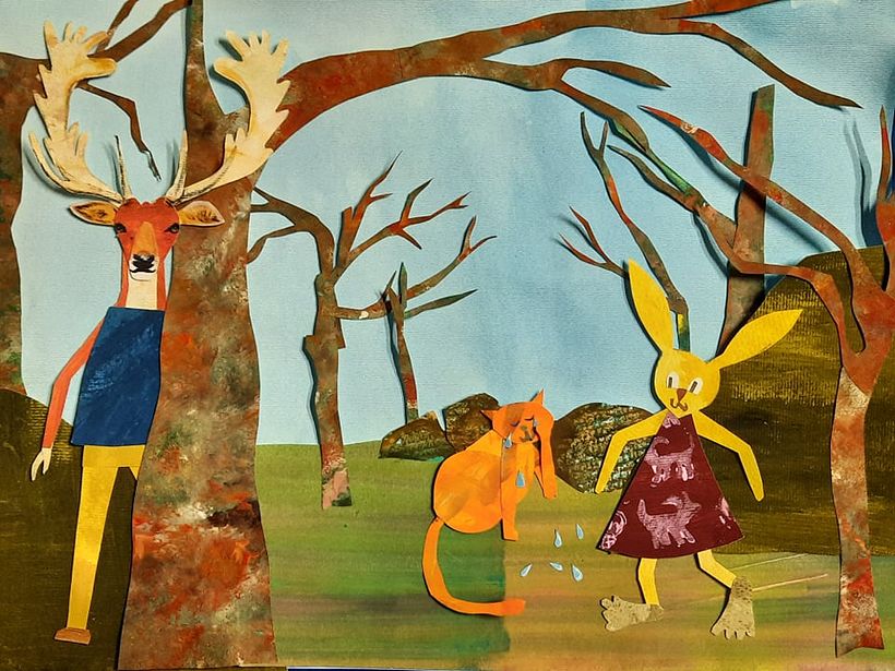 My project in Illustrated Characters with Paper course 31