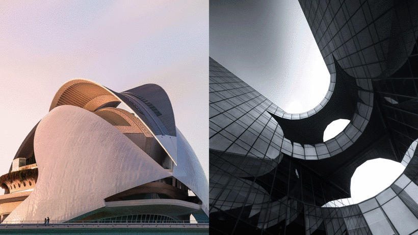 Profundidad y dinamismo en la fotografía arquitectónica de Yaopey Yong.