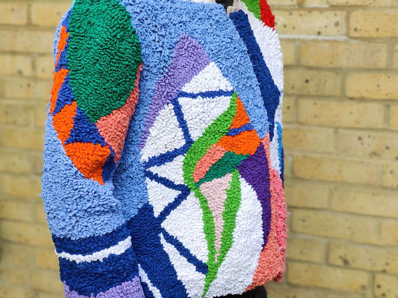 Elspeth's Rag Rug Jacket 1