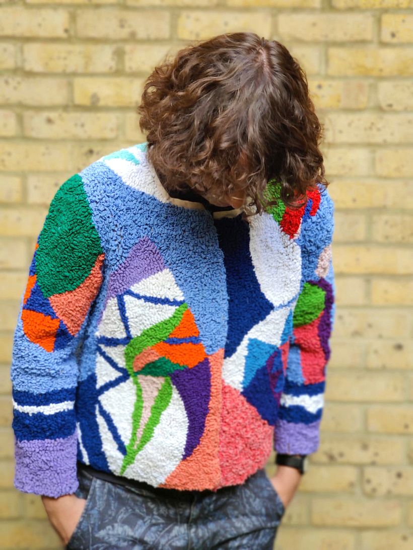 Elspeth's Rag Rug Jacket 2