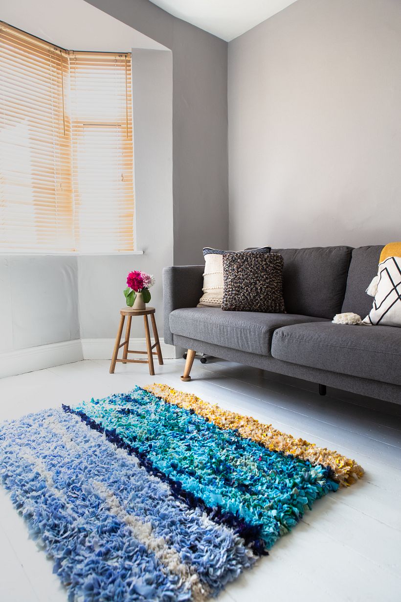 It's the kind of rag rug that you just want to sink your feet into.