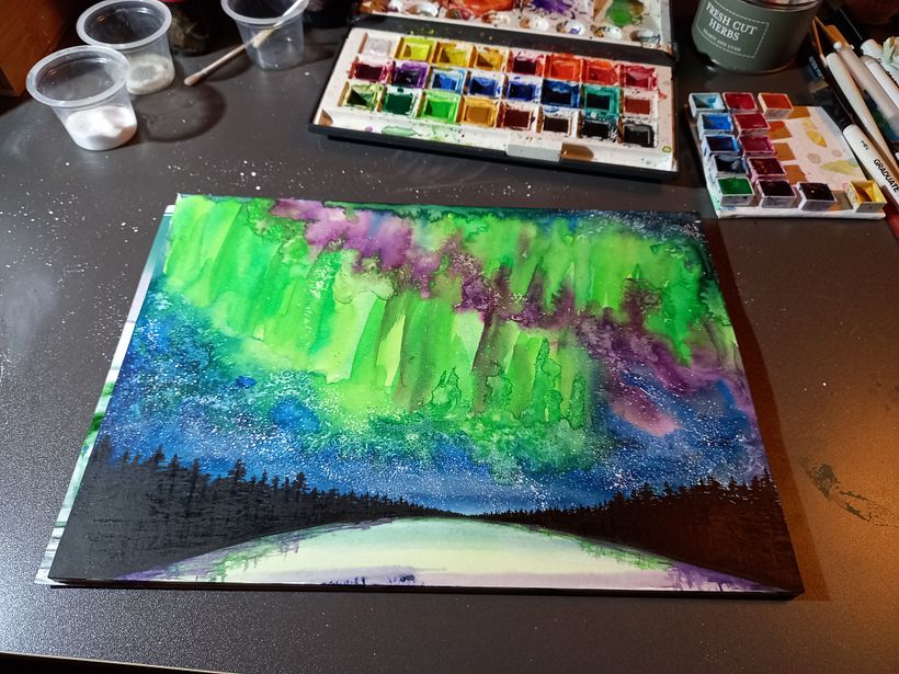 My project in Modern Watercolor Techniques course 3