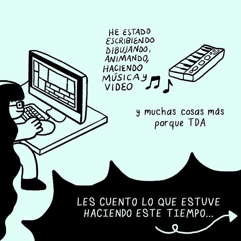 Andonella realizó una lista de todas las cosas que hizo con la energía que no puso en Instagram.