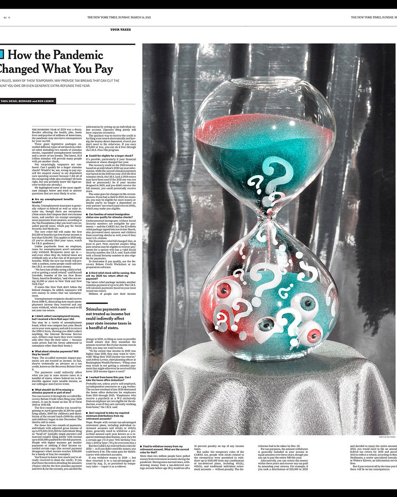 New York Times — Your Taxes - Traditional illustration