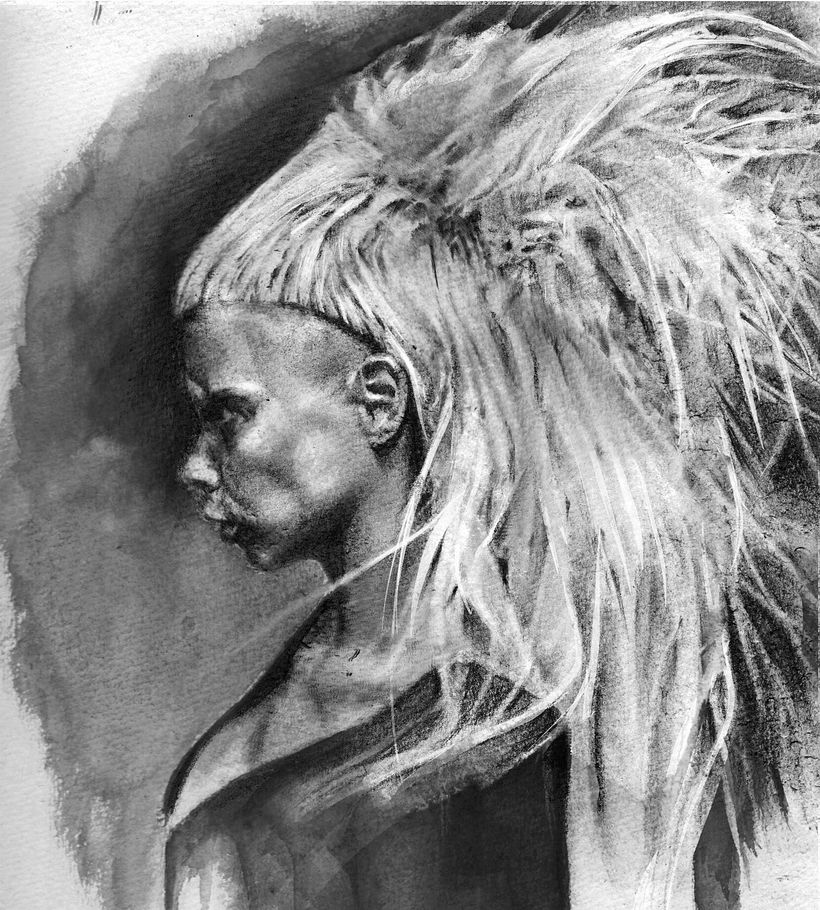 My project in Artistic Charcoal Portraiture: Creating Atmosphere course 1