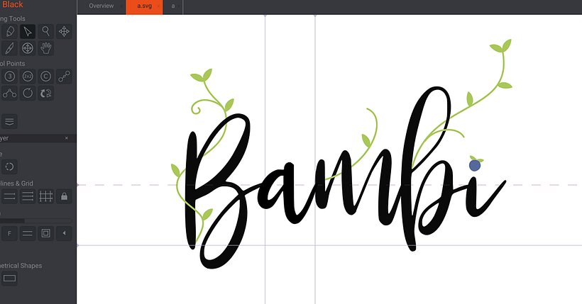 Bambi Berry, a font made by Yandi Adi Prasetya in Bird Font.