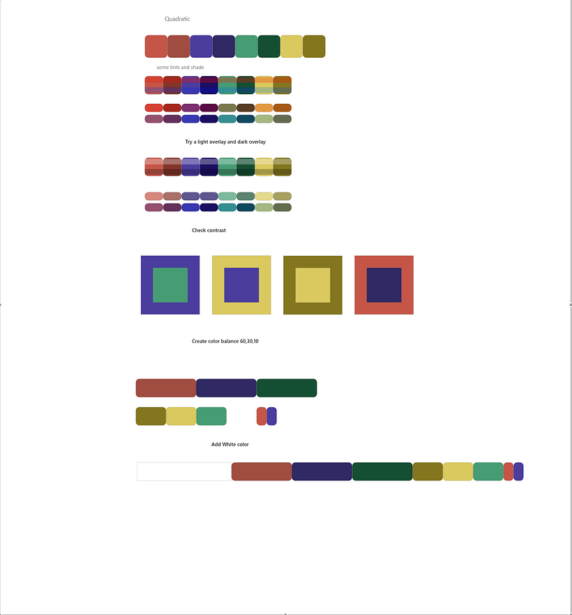 Color palette