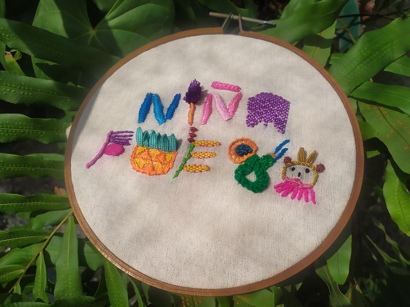 Mi Proyecto del curso: Introducción al bordado en relieve 3