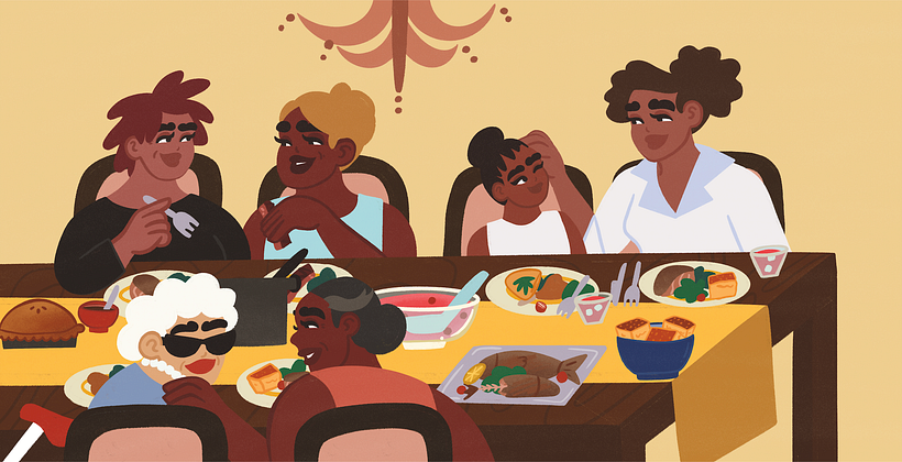 Mama's Home Book (Coming Soon) - Geleneksel illüstrasyon