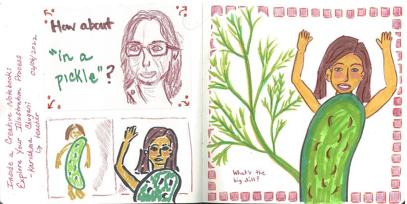 My project in Inside a Creative Notebook: Explore Your Illustration Process course 2