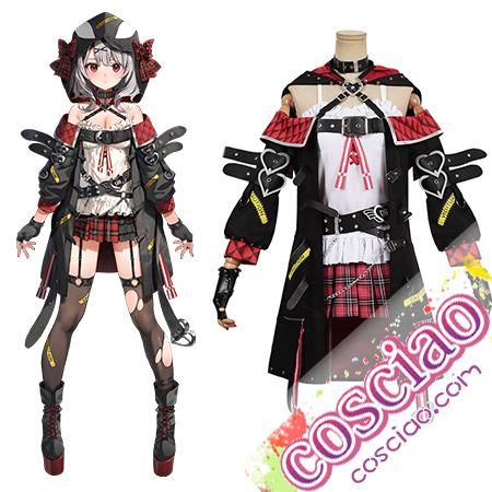 ホロライブ 6期生 沙花叉クロヱ コスプレ衣装 コスプレウィッグ ホロライブ 6期生 沙花叉クロヱ コスプレ衣装 コスプレウィッグ