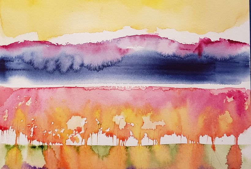 How the geothermal pools look inside my head!