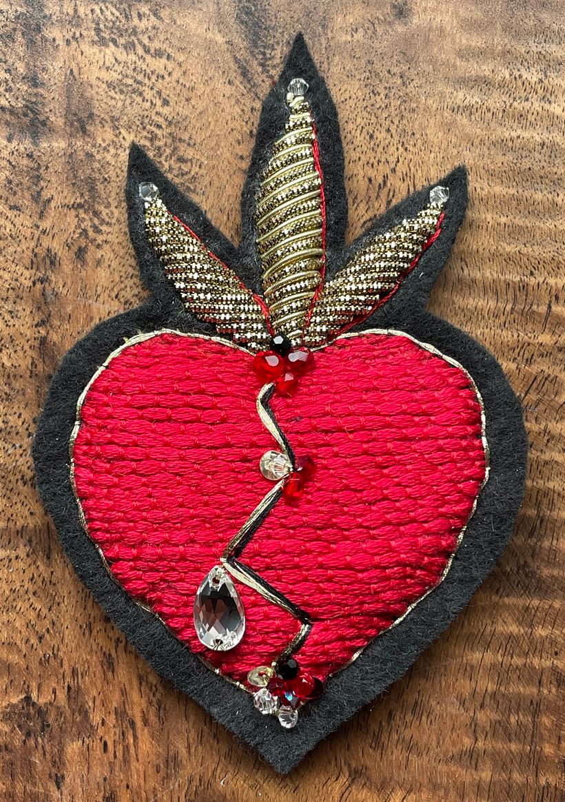 My project in Introduction to Gold Embroidery course 4