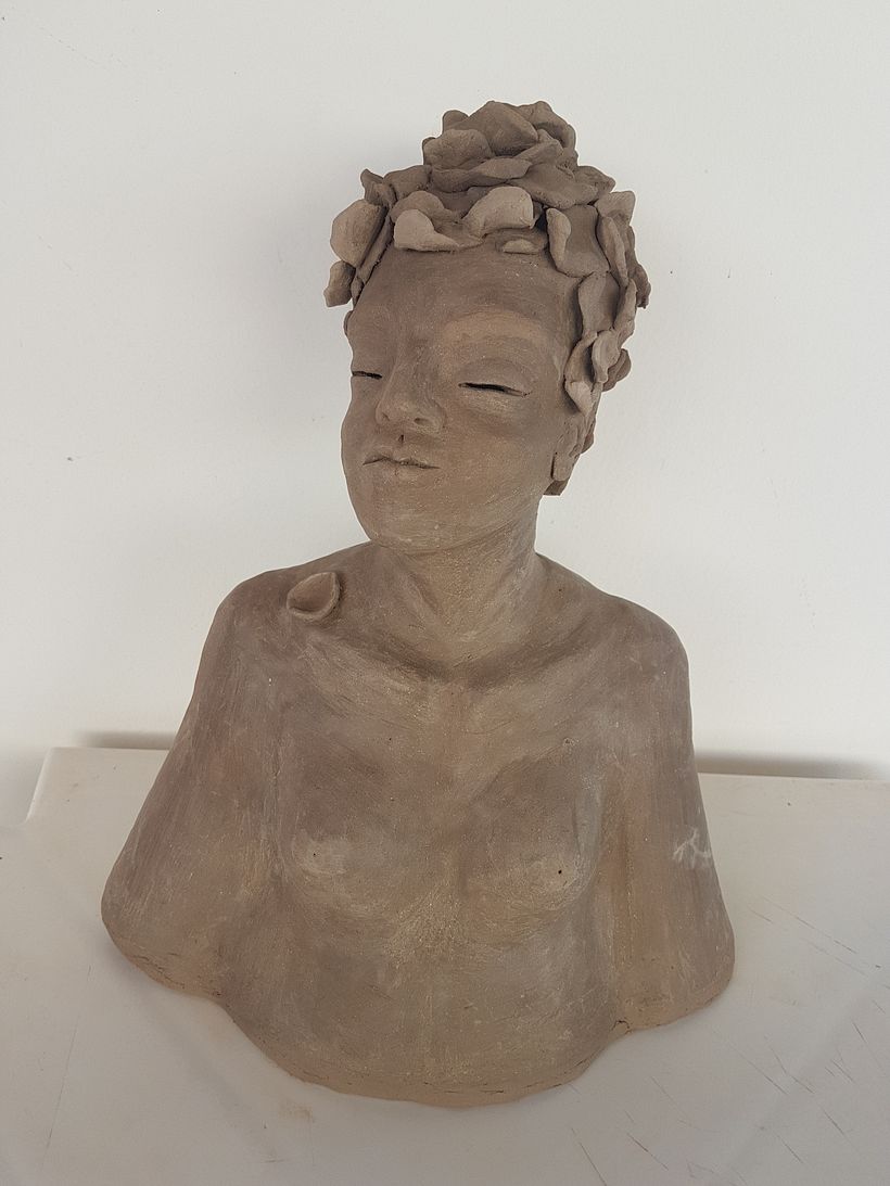 Meu projeto do curso: Introdução à escultura figurativa com argila 2