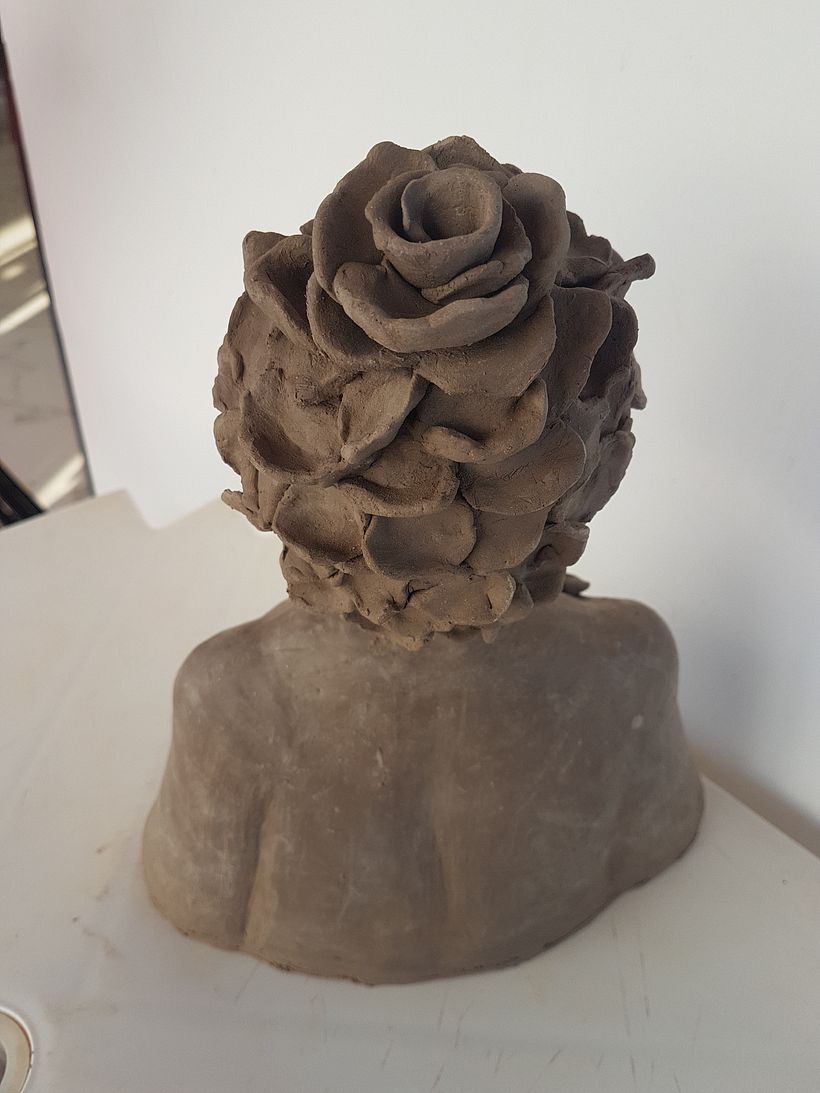 Meu projeto do curso: Introdução à escultura figurativa com argila 2