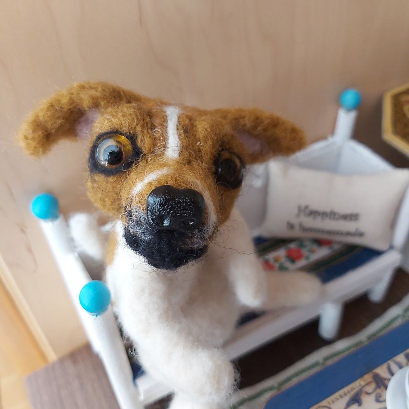My project in Needle Felting: Creation of Characters with Needle and Thread course 6