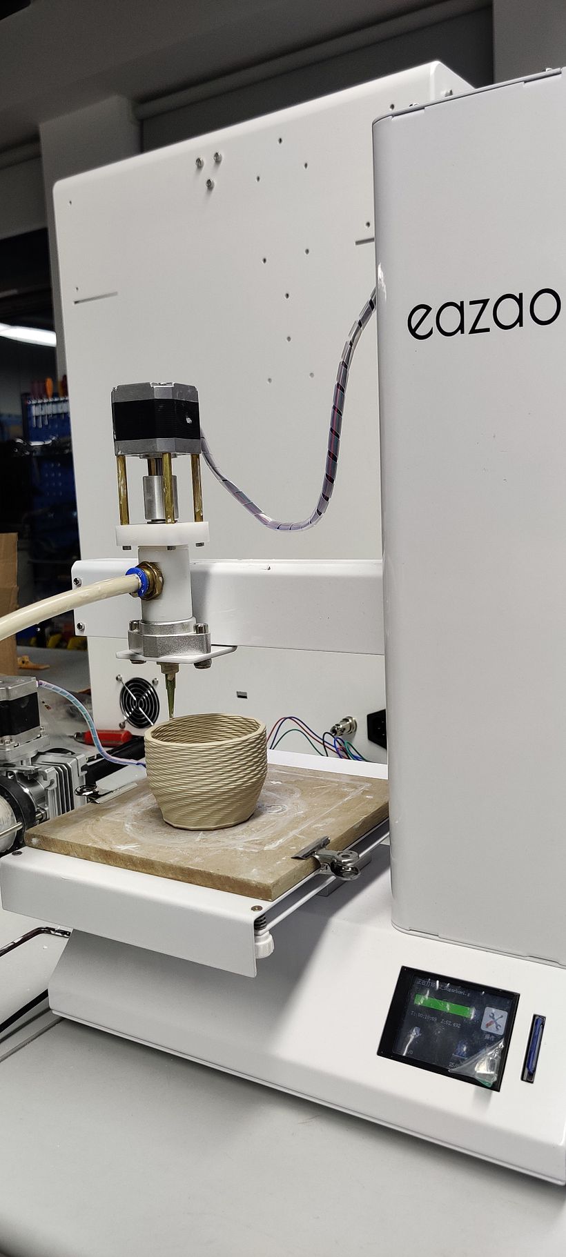 Powered by Eazao Zero Ceramic 3d Printer.