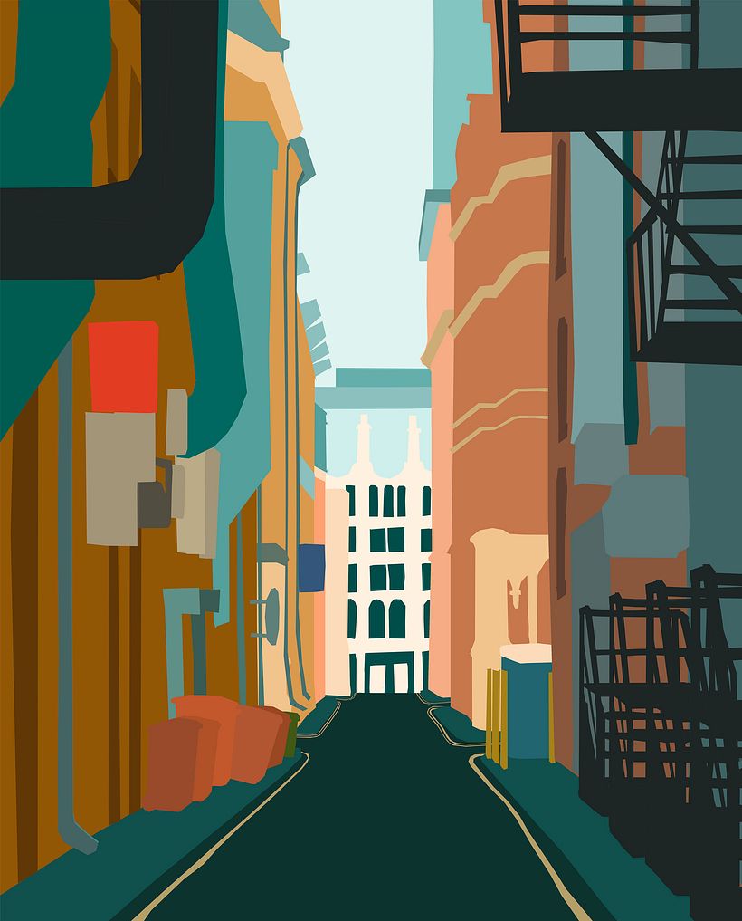 My project in Cinematic Digital Illustration with Photoshop course - Traditional illustration