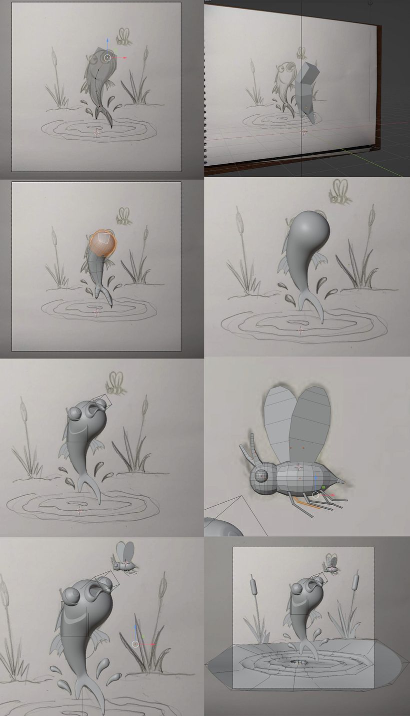 Meu projeto do curso: Criação de personagens 3D com Blender 4