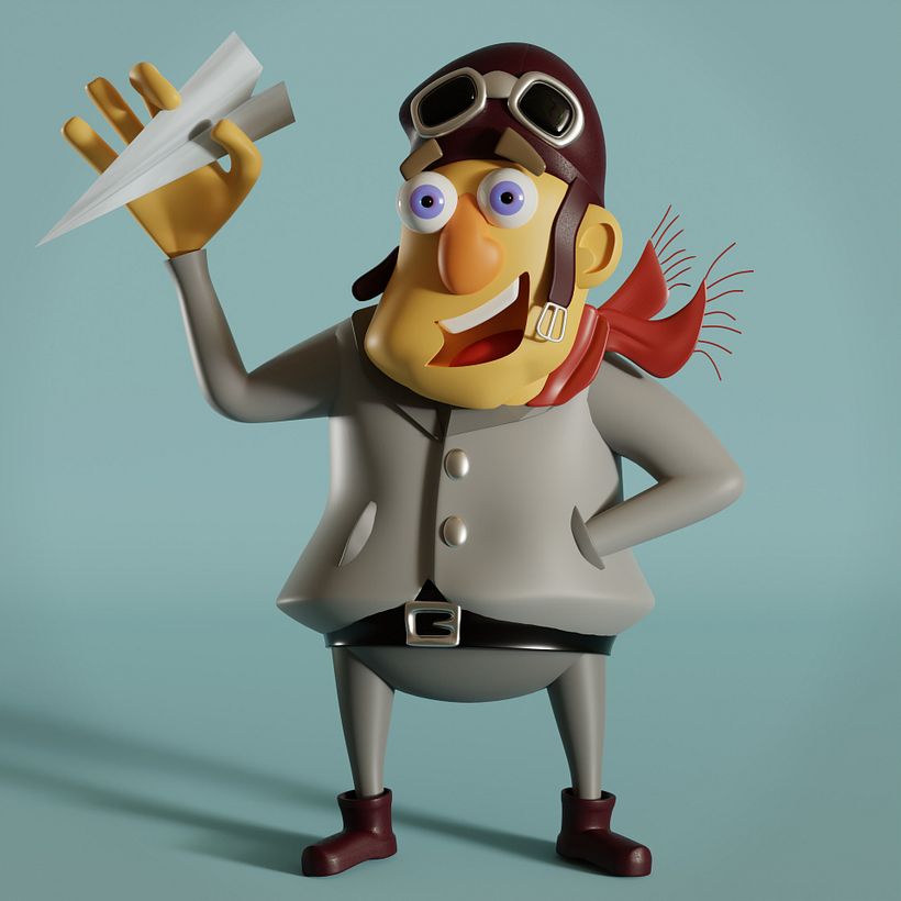 Meu projeto do curso: Criação de personagens 3D com Blender 5