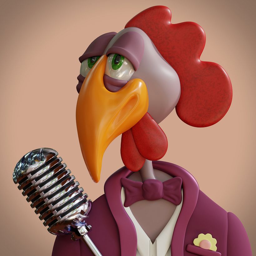 Meu projeto do curso: Criação de personagens 3D com Blender 7