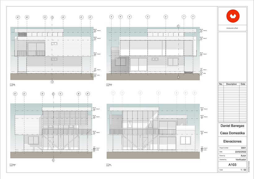Mi Proyecto del curso: Diseño y modelado arquitectónico 3D con Revit 4