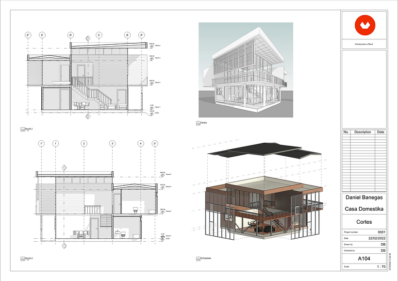 Mi Proyecto del curso: Diseño y modelado arquitectónico 3D con Revit 5