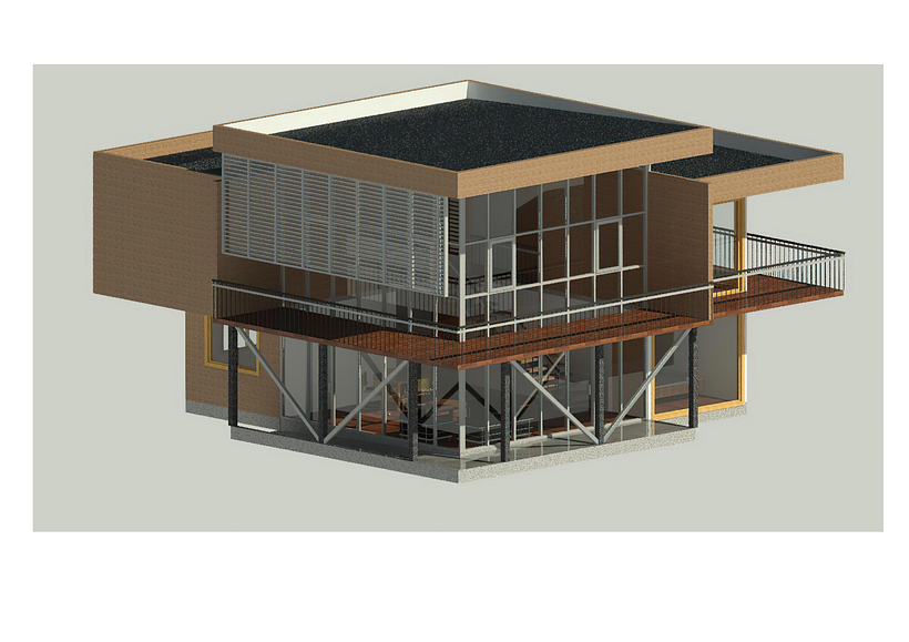 Mi Proyecto del curso: Diseño y modelado arquitectónico 3D con Revit 8