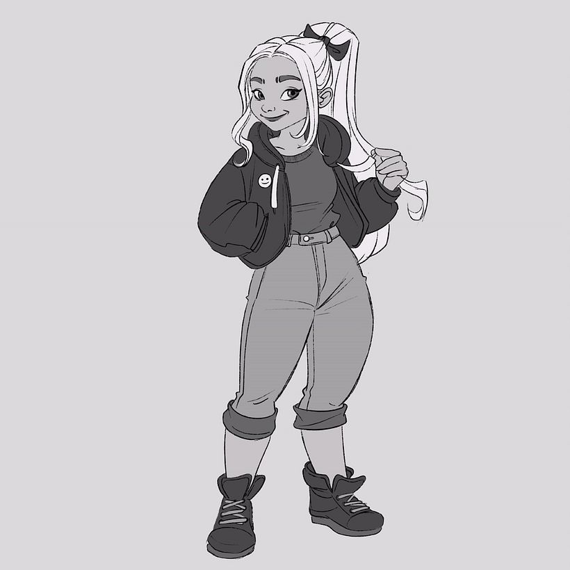 Meine Skizze in Procreate