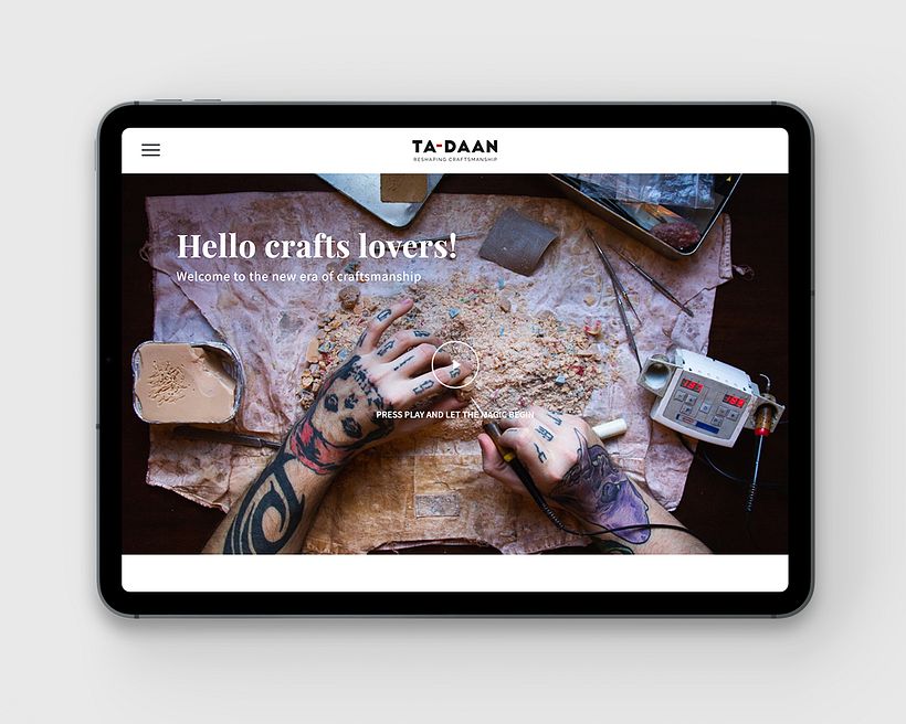 TA-DAAN é uma comunidade criativa de pessoas interessadas artesanato, sustentabilidade e criatividade