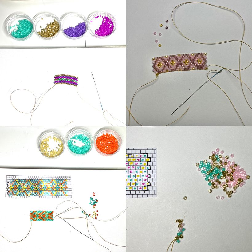 I have enjoyed all of the process of making rings and bracelets.Designing, making of & closing it!