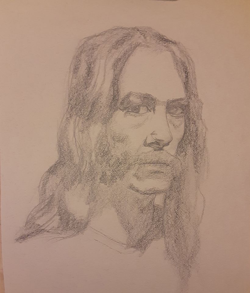 My project in Realistic Portrait with Graphite Pencil course 5